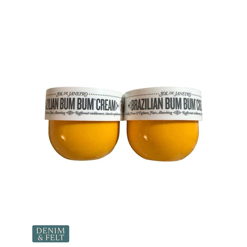 NEW Sol de Janeiro Brazilian Bum Bum Cream Cheirosa 62 Body Cream 2-Piece Bundle